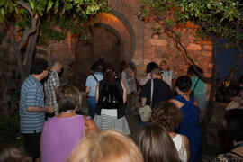 Visita nocturna tematizada a la Alcazaba. Olimpiada Española de Economía, Fase Nacional. Alcazaba de Málaga. Junio de 2015