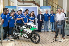 Presentación del proyecto "UMA Racing Team 2017/2018". Edificio del Rectorado. Junio de 2017