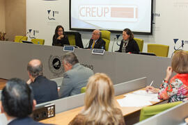 Primera sesión del X Pleno del Consejo Universitario Iberoamericano (CUIB) en la Universidad de Málaga. Rectorado. Marzo de 2012