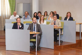 Asistentes a la presentación de los Cursos de Verano 2016. Edificio del Rectorado. Mayo de 2016