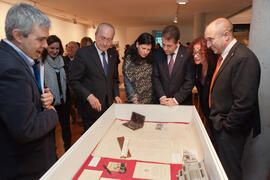 Inauguración de la exposición "50 Años de la Facultad de Ciencias Económicas y Empresariales". Rectorado. Enero de 2015