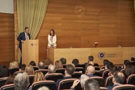 Discurso de Teodomiro López. Toma de posesión de nuevos Vicerrectores adjuntos y personal asesor del Rector de la Universidad de Málaga. Edificio del Rectorado. Abril de 2024