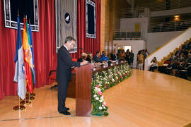 Apertura del Curso Académico 2009/2010 de la Universidad de Málaga. Facultad de Derecho. Octubre de 2009