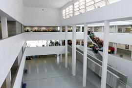 Momentos previos a la Apertura del Curso Académico 2018/2019 de la Universidad de Málaga. Complejo de Estudios Sociales y de Comercio. Septiembre de 2018