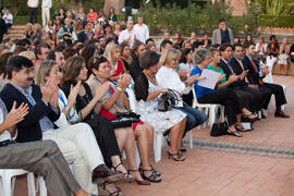 Acto de bienvenida a los alumnos Erasmus de la Universidad de Málaga. Jardín botánico. Octubre de 2010