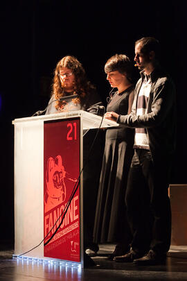 Gala Inaugural de la XXI edición de Fancine de la Universidad de Málaga. Teatro Cervantes. Noviembre de 2011