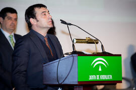 Entrega de distinciones por el Día de Andalucía. Escuela Técnica Superior de Ingeniería Informática. Febrero de 2011