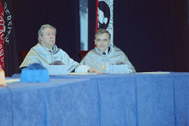 Investidura como Doctor "Honoris Causa" de D. Manuel Alcántara por la Universidad de Málaga. Teatro Cervantes. Noviembre de 2000