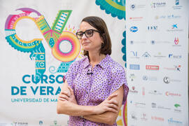 Carola García. Curso "Seguridad internacional y colectivos vulnerables". Cursos de Verano de la Universidad de Málaga. Málaga. Julio de 2019