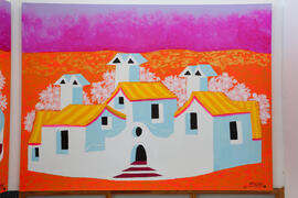 Exposición "Láminas del pintor veleño Santiago Fernández Aragüez.". Facultad de Ciencias de la Educación y Psicología. Octubre de 2011