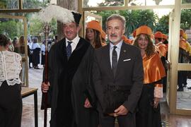 Comitiva previa a la Apertura del Curso Académico 2023/2024 de la Universidad de Málaga. Paraninfo. Septiembre de 2023