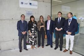 Foto de grupo. Inauguración la nueva Facultad de Psicología y Logopedia de la Universidad de Málaga. Campus de Teatinos. Octubre de 2022