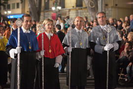Estación de Penitencia de la Hermandad de los Estudiantes. Málaga. Abril de 2011