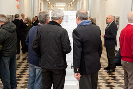 Inauguración de la exposición "Málaga 1963. Una mirada fotográfica a la ciudad de hace 50 años", en la Térmica. Febrero de 2014