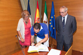 Toma de posesión del personal docente e investigador de la Universidad de Málaga. Rectorado. Octubre de 2011