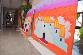 Exposición "Láminas del pintor veleño Santiago Fernández Aragüez.". Facultad de Ciencias de la Educación y Psicología. Octubre de 2011