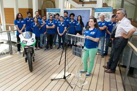 Presentación del proyecto "UMA Racing Team 2017/2018". Edificio del Rectorado. Junio de 2017