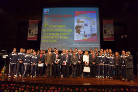 Acto de Clausura del 3º Congreso Internacional de Actividad Físico-Deportiva para Mayores de la Universidad de Málaga. Palacio de Ferias y Congresos de Málaga. Marzo de 2009