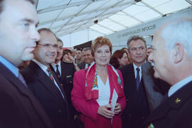 Inauguración del Salón Internacional del Estudiante. Málaga. Mayo de 1998