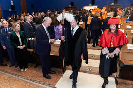 Comitiva académica. Investidura de Bernardo Quintero como Doctor "Honoris Causa" por la Universidad de Málaga. Paraninfo. Marzo de 2025