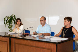 Intervención de Salvador Peláez. Graduación de los alumnos del CIE de la Universidad de Málaga. Centro Internacional de Español. Septiembre de 2014