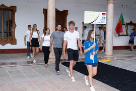 Desfile de deportistas. Ceremonia de inauguración del Campeonato Europeo de Golf Universitario. Antequera. Junio de 2019