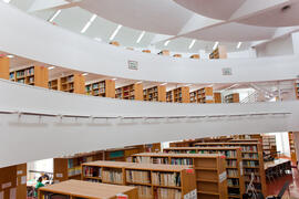 Biblioteca de Derecho "Alejandro Rodríguez Carrión". Campus de Teatinos. Octubre de 2012