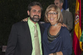 Cena de gala con motivo al homenaje para los jubilados y personal que cumple 25 años de servicio en la Universidad de Málaga. Jardín Botánico. Junio de 2010