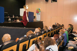 Actuación en el curso "El humor en las artes escénicas". Cursos de Verano de la Universidad de Málaga. Marbella. Julio de 2018