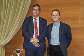 Toma de posesión de Ramón García Fernández como nuevo Subdelegado en Materia de Personal de la Universidad de Málaga. Edificio del Rectorado. Abril de 2024