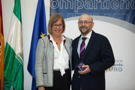 Homenaje a los jubilados y al personal que cumple 25 años de servicio en la Universidad de Málaga. Paraninfo. Octubre de 2012