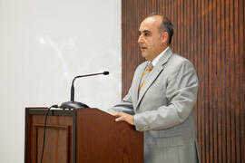 Intervención de Salvador Peláez. Graduación de los alumnos del CIE de la Universidad de Málaga. Centro Internacional de Español. Julio de 2014