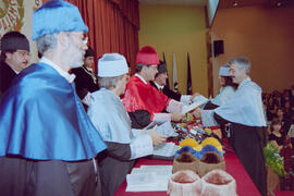 Apertura del Curso Académico 1998/1999 de la Universidad de Málaga. Paraninfo. Octubre de 1998