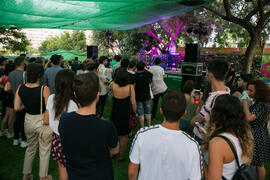 Concierto de Joe Crepúsculo. Cursos de Verano de la Universidad de Málaga. Contenedor Cultural UMA. Julio de 2018