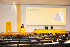 Presentación del proyecto "Paisaje Transversal". V Foro Arquia/Próxima 2016: Futuro Imperfecto. Paraninfo. Octubre de 2016