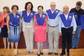 Graduación del alumnado del Aula de Mayores de la Universidad de Málaga. Paraninfo. Junio de 2015