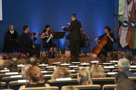 Actuación musical. Apertura del Curso Académico 2023/2024 de la Universidad de Málaga. Paraninfo. Septiembre de 2023