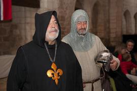 Asistentes al estreno del documental "Kristina, princesa de Noruega". Covarrubias, Burgos. Octubre de 2015