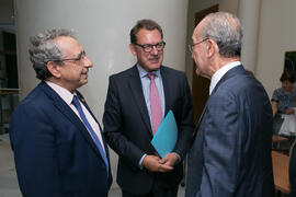 Momentos previos a la inauguración del XXVI Encuentro Anual de la Asociación Von Humboldt de España. Edificio del Rectorado. Septiembre de 2017
