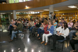 Asistentes a las Lecturas Poéticas en la UMA: "Poemas para el Siglo XXI". Biblioteca General. Octubre de 2017