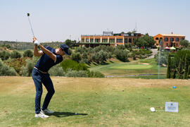 Jugador de la Universidad de Málaga. Campeonato Europeo de Golf Universitario. Antequera. Junio de 2019