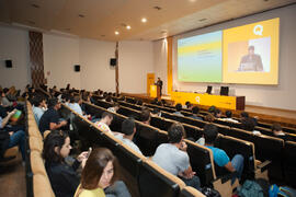 Ferran Ventura Blanch. Presentación del proyecto "Recolectores Urbanos Editorial". V Foro Arquia/Próxima 2016: Futuro Imperfecto. Paraninfo. Octubre de 2016