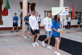 Desfile de deportistas. Ceremonia de inauguración del Campeonato Europeo de Golf Universitario. Antequera. Junio de 2019
