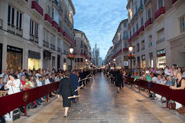 Procesión Magna Mariana con motivo del "Mater Dei". Centro histórico de Málaga. Septiembre de 2013