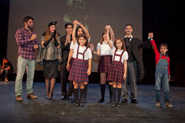 Ensayos para la Gala Inaugural de la XXIV edición de Fancine de la Universidad de Málaga. Teatro Cervantes. Noviembre de 2014