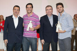 Entrega del Trofeo Rectora. Gala del Deporte Universitario. Escuela Técnica Superior de Ingeniería de Telecomunicaciones. Junio de 2015