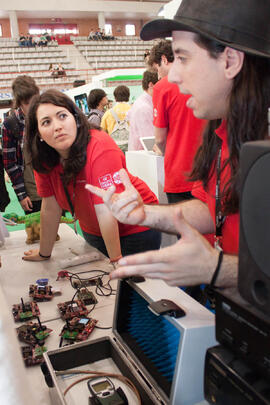 Jornadas de Puertas Abiertas de la Universidad de Málaga. Complejo Polideportivo Universitario. Abril de 2011