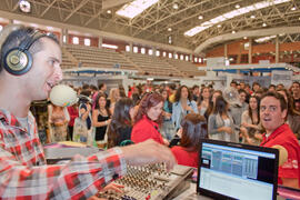 Jornadas de Puertas Abiertas de la Universidad de Málaga. Complejo Polideportivo Universitario. Abril de 2011