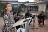 Actuación de la Joven Orquesta de Málaga. Bienvenida al alumnado de intercambio internacional de la Universidad de Málaga. Jardín botánico. Octubre de 2015