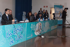 Intervención de Francisco Pomares. Acto de clausura del 4º Congreso Internacional de Actividad Físico-Deportiva para Mayores. Escuela Técnica Superior de Ingeniería Informática y Telecomunicaciones. Marzo de 2011
